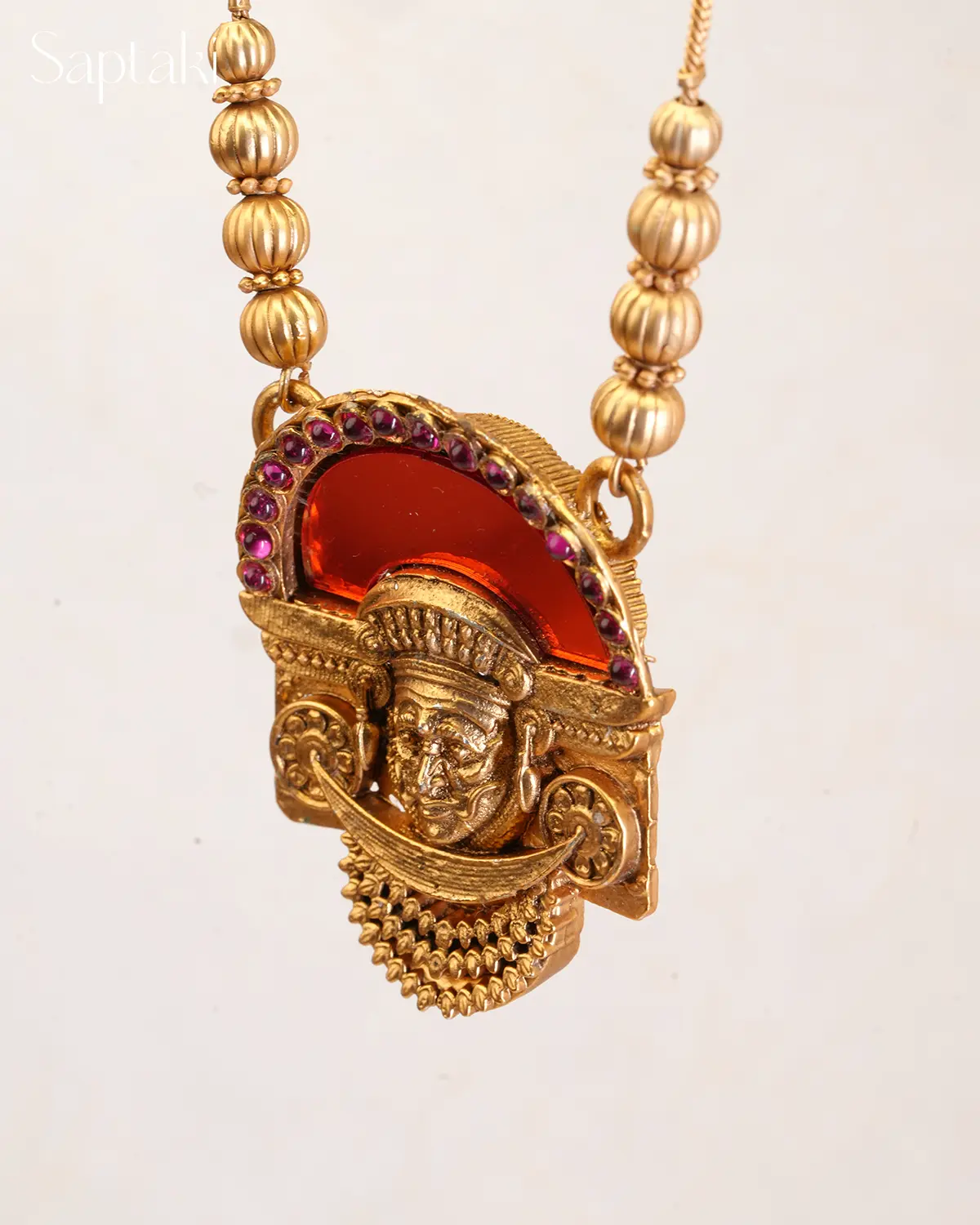 Theyyam Heritage Pendant Necklace - Image 5